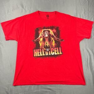 WWE Hell In A Cell 2019 Shirt Mens 2XL Red Bray Wyatt Fiend Graphic